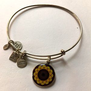 Alex and Ani sunflower bracelet